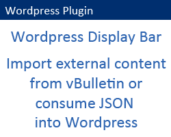 Wordpress-Display-Bar-script