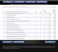 Sample Survey Page with Admin