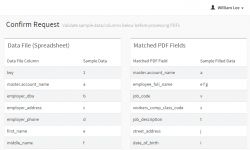 Confirm PDF fields screenshot